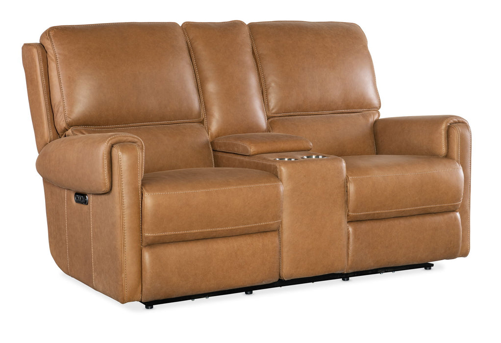 Somers - Power Console Loveseat With Power Headrest