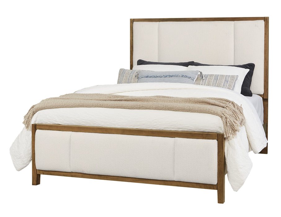 Crafted Cherry - Erin's Upholstered Bed