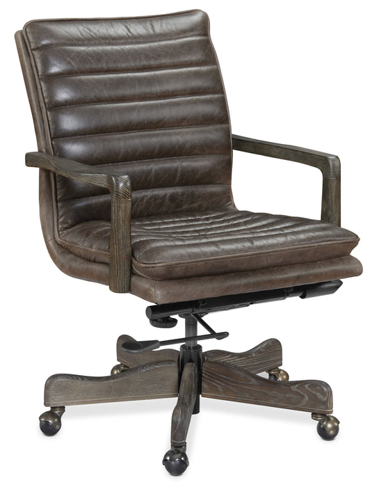 Langston - Executive Swivel Tilt Chair With Metal Base