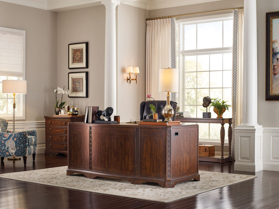 Charleston - Executive Desk - Dark Brown