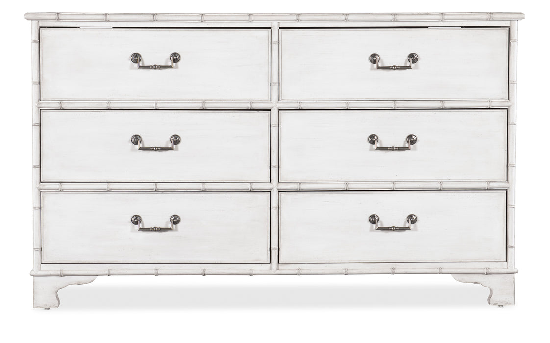 Charleston - Six-Drawer Dresser - White
