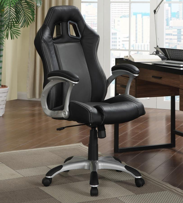 Roger - Adjustable Height Office Chair - Black And Gray