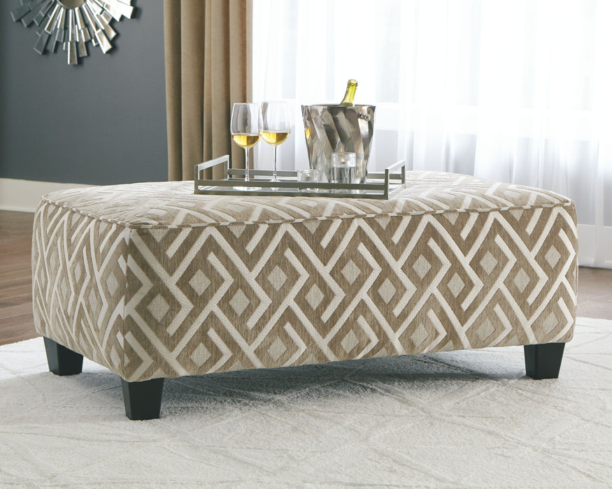 Dovemont - Putty - Oversized Accent Ottoman