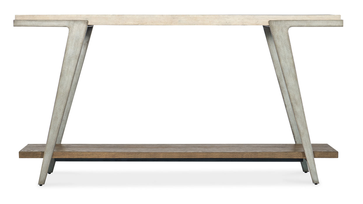 Commerce and Market - Boomerang Console Table - White