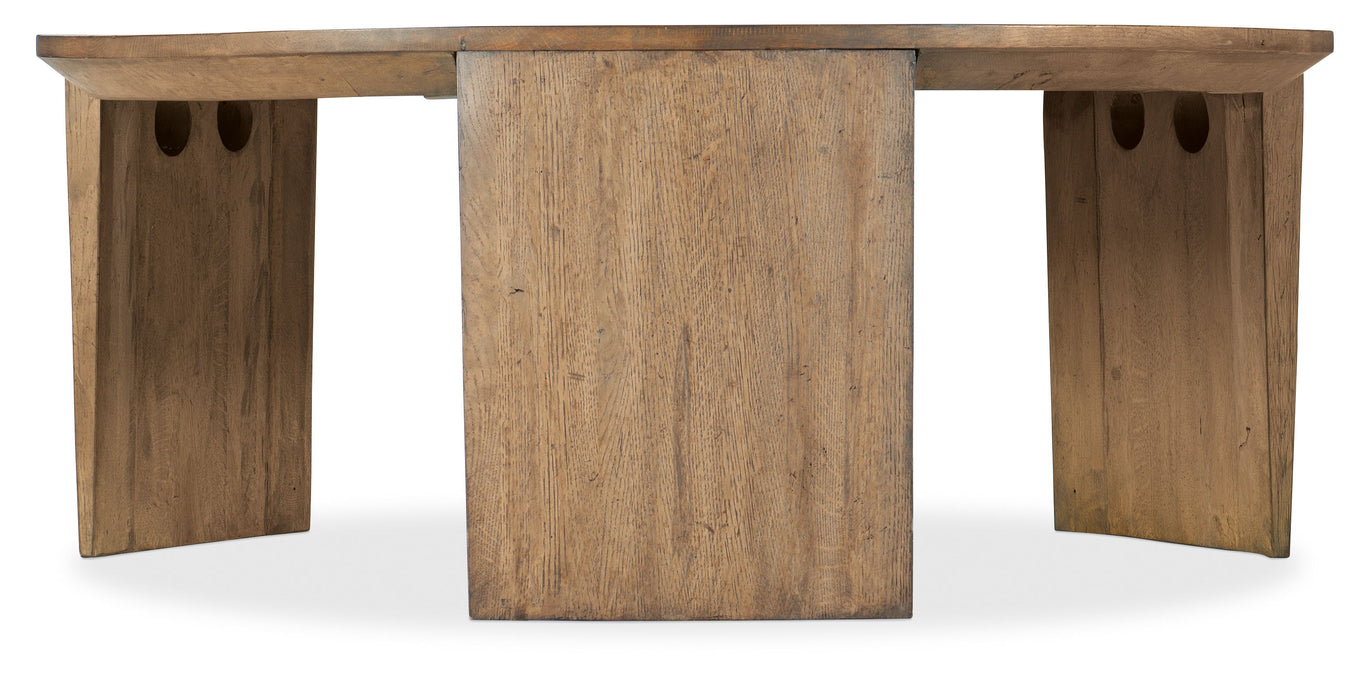 Commerce And Market - Round Cocktail Table - Medium Wood