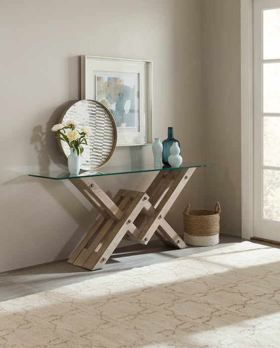 Affinity - Glass Top Accent Console