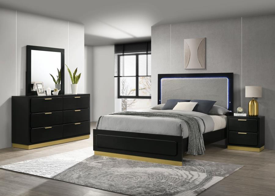 Caraway - Bedroom Set With LED Headboard