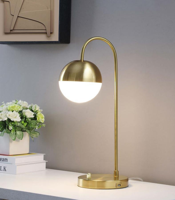 Merrick - Round Arched Table Lamp - Gold