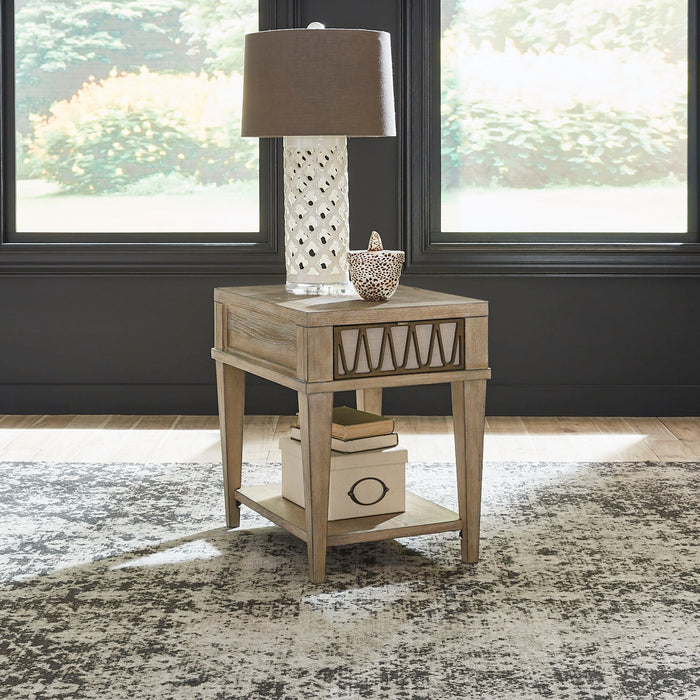 Devonshire - Chair Side Table - Weathered Sandstone
